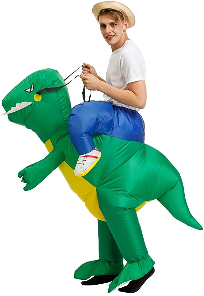 Adult Inflatable Dinosaur Costume | Dino Master