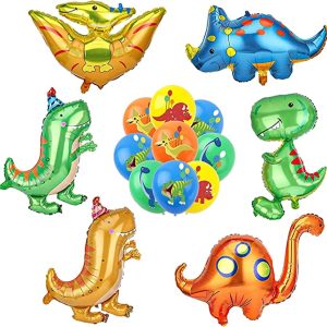 14 Pcs Dinosaur Party Balloons
