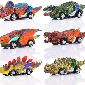 Qukir Dinosaur Car Set